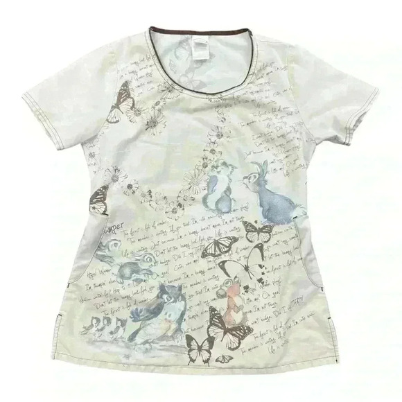 Disney Scrub Top Size XS - Picture 1 of 5